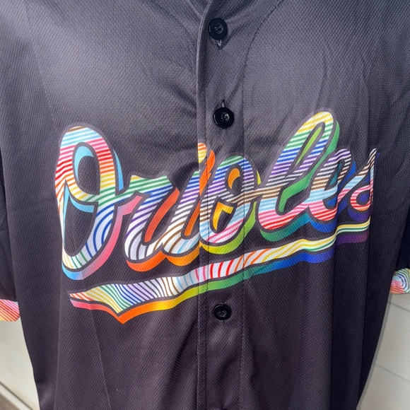 Baltimore Orioles Pride jersey. Special game day promotion. XL & Med sizes. - Picture 2 of 9
